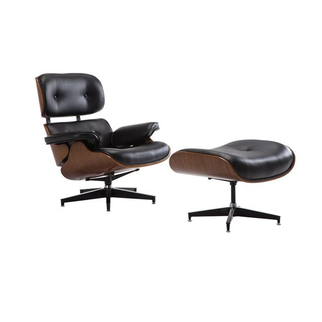 Eames Style Lounge Chair Ottoman, Eames Style Lounge Chair And Ottoman